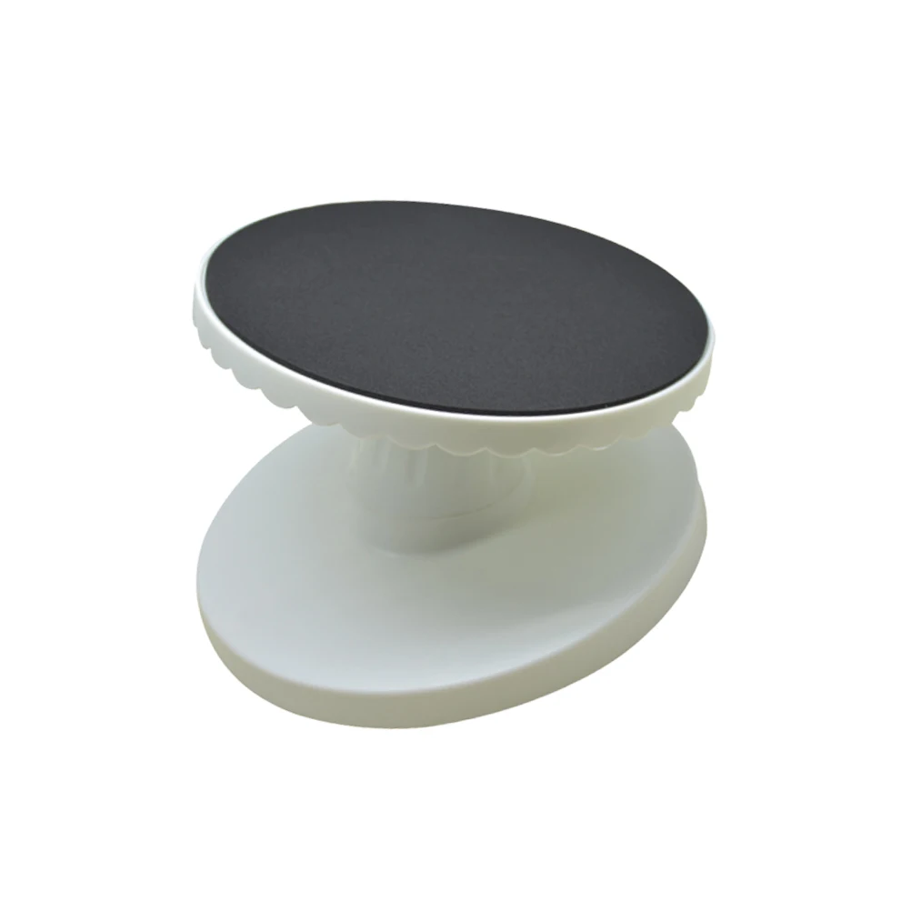 

1pc Plastic Cake Stand for Baking Decorating Revolving Turntable 360 Degree Rotating Inclinable Easy Clean Save Time