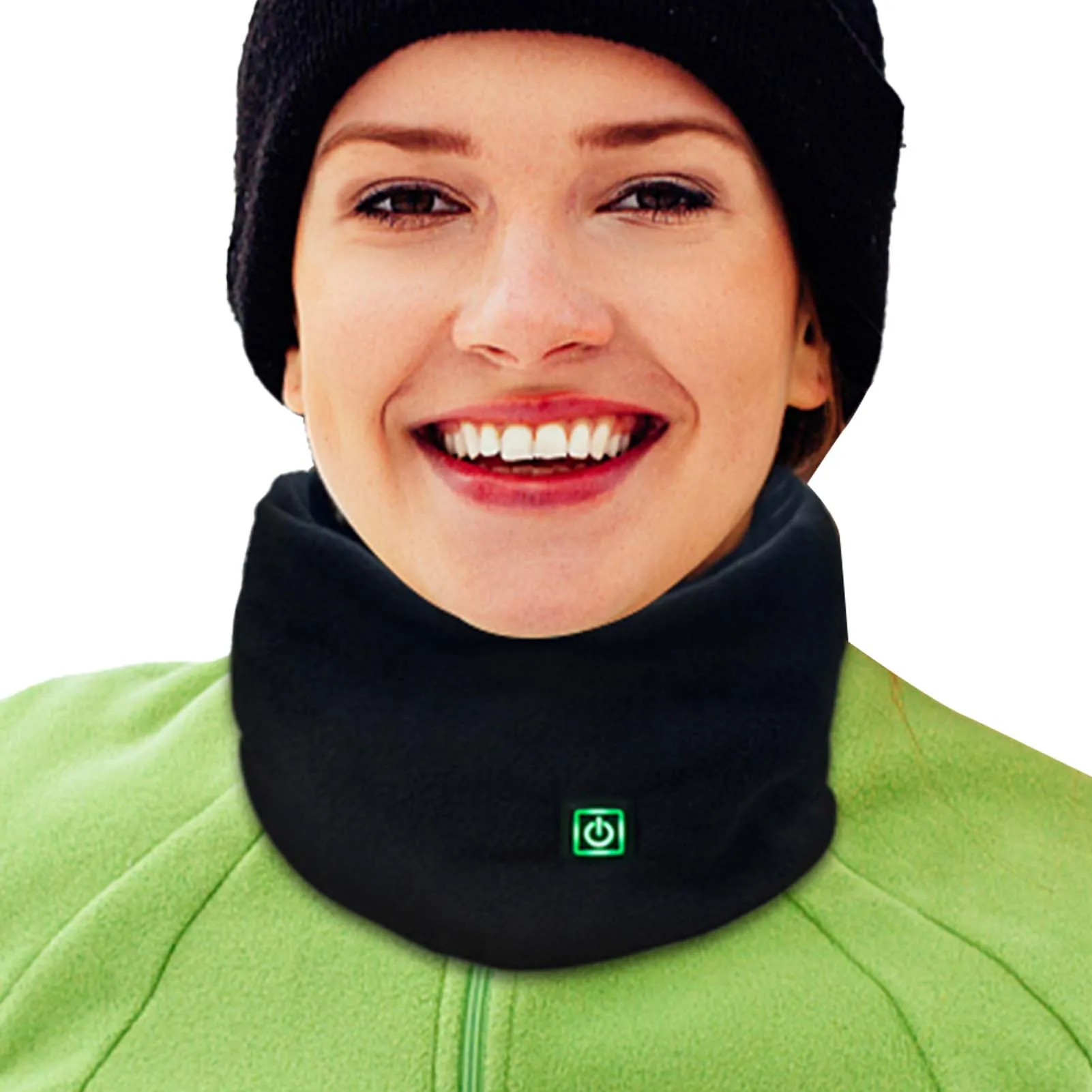 Halswärmer, beheizter Schal, sichere Heizung, Halswärmer, Snood, warmer Winterschal zum Skifahren, Wandern, Radfahren, Klettern, Outdoor-Sportarten