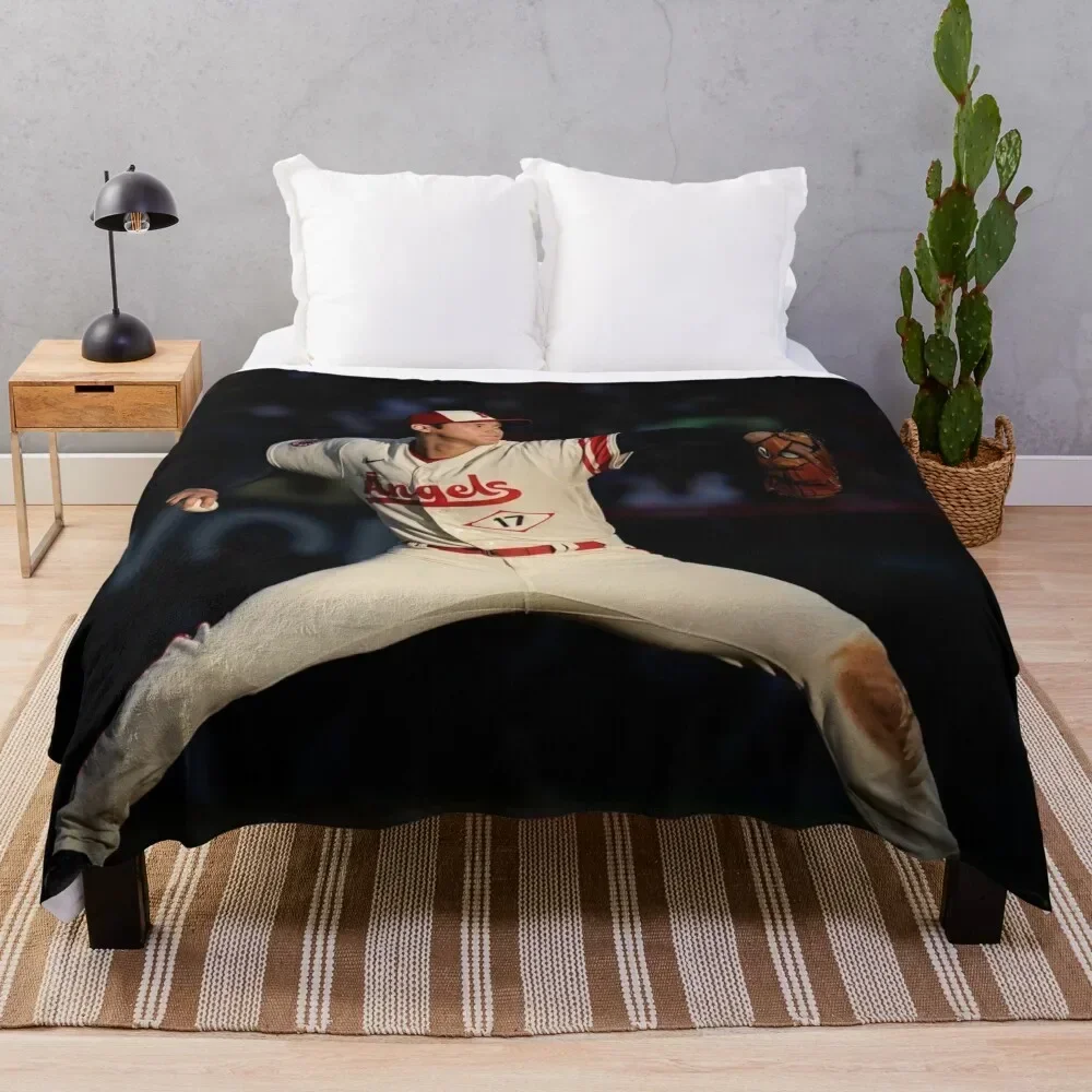 

Shohei Ohtani Throw Blanket Softest Moving Thin Shaggy Blankets