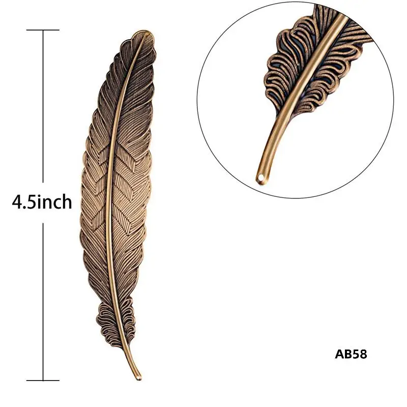 81 Pieces Of Metal Bookmarks Feather Bookmarks Feather Bookmarks For Students