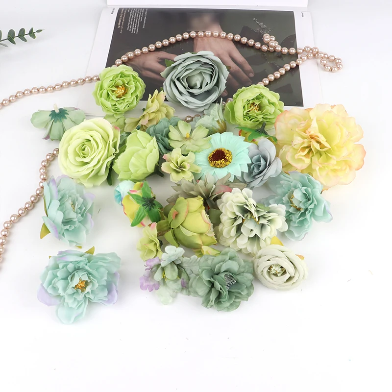 20 Stück Künstliche Schwimmende Blumen für Vorhänge, Hochzeitspaar-Fotodekorationen, DIY-Blumendesign, Bastelzubehör, Heim- und Partydekoration – Detail 11