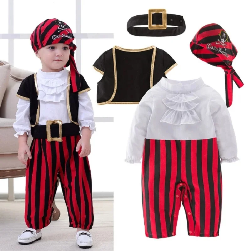 CHIOS Umorden Pirate Captain Costume for Baby  Toddler Halloween Christmas Birthday Party Cosplay Fancy DressCHIOS