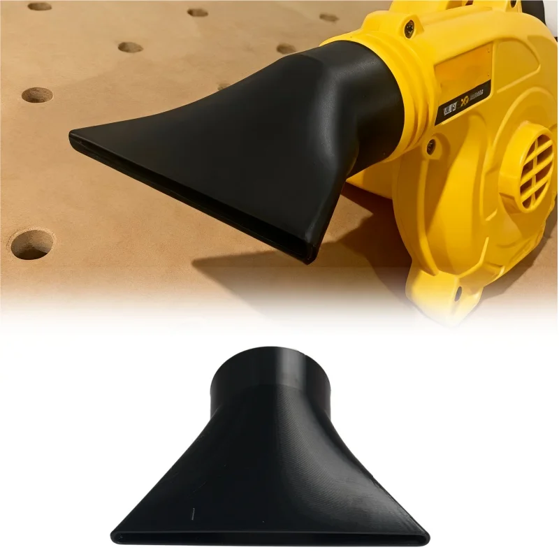 

1pc Wireless Blade Blower Dedicated Short Flat Nozzle Durable Plastic For Home Garages Workshops Sockets Accessories