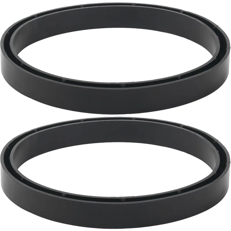 Rubber Flange Gasket 10PCS, Black Round Multi Hole Waterproof Rubber Flange Seal Pipe Connection Replacement Accessories
