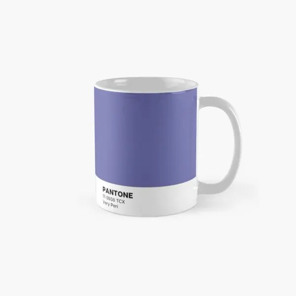 Pantone Very Peri Classic  Mug Coffee Image Picture Tea Photo Gifts Simple Handle Round Printed Cup Design Drinkware