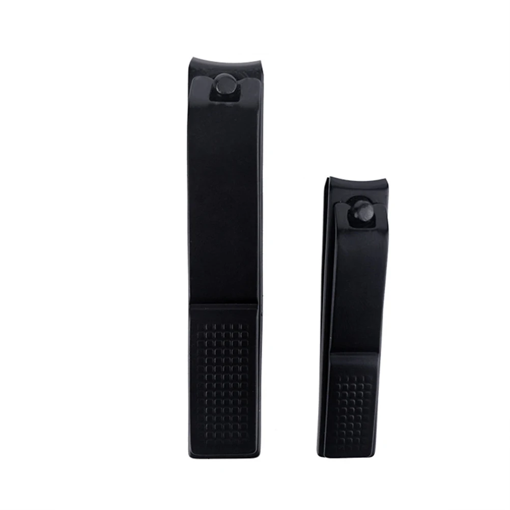 

2pcs Stainless Steel Nail Clippers Set Fingernail Toenail Trimmer Manicure Tools For Men Women Ergonomic Durable With