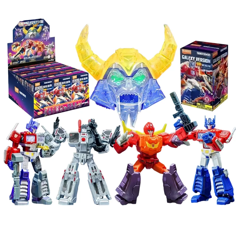 

Новинка в наличии Blokees Трансформеры Строительные блоки Galaxy Version Vol.8 Фигурка Optimus Prime Unicron Сборная модель игрушки