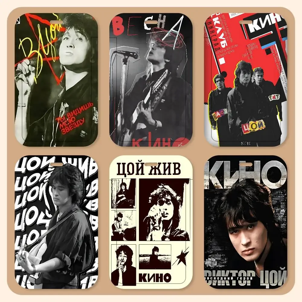 

Classic Russian Rock Band K-Kino Lanyard Card Holders Student ID Card Holders Neckband Card Holders Access