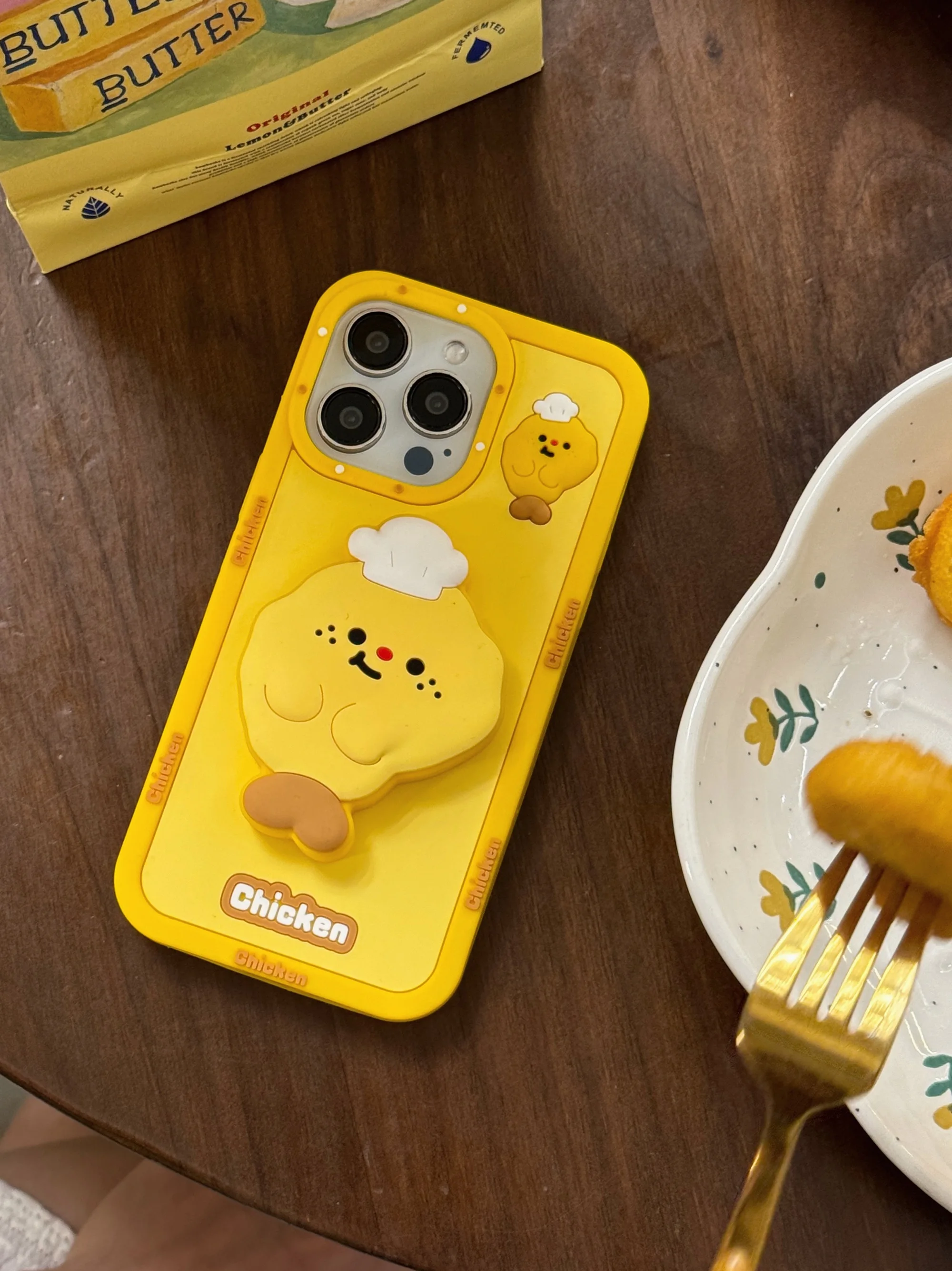 

Bite Me! 3D Chicken Leg - Prank Your Friends with Realistic Design Phone Case For iPhone 12 13 14 15 16 Pro Max Anti Drop Case