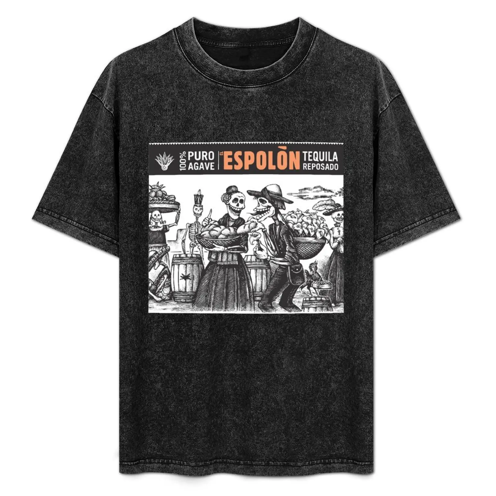 Camiseta El Espolon Tequila Reposado, Talla Grande, Camiseta Sencilla