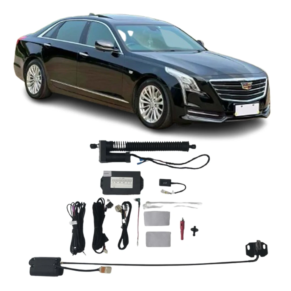 For Cadillac CT6 2019 - 2022 electric tailgate kit, luggage compartment lift function, and electric tailgate modification
