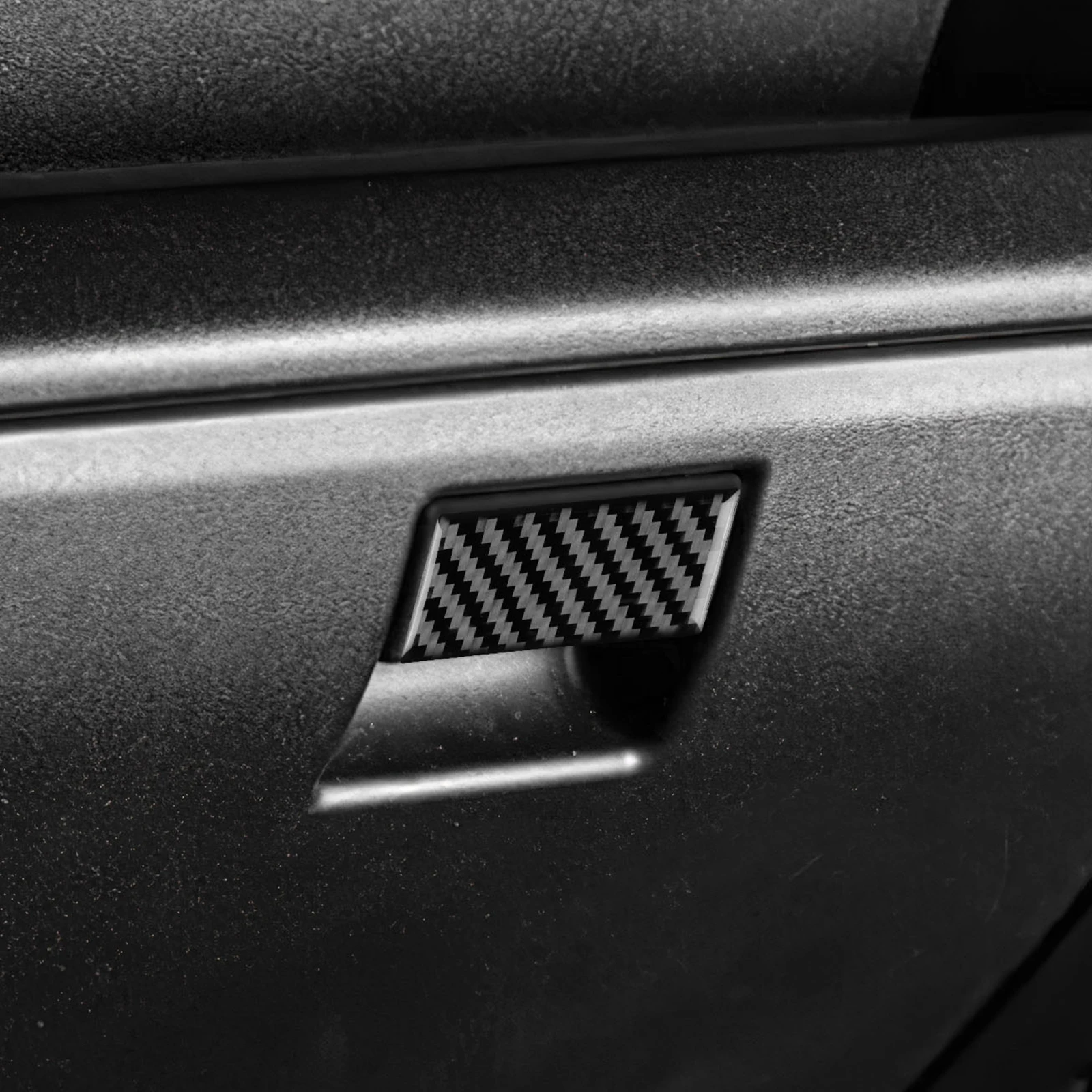 For Suzuki Jimny 2019 2020‑2025 Carbon Fiber Passenger Storage Compartment Decor Trim Switch Sticker Interior Car Accessories - view 4
