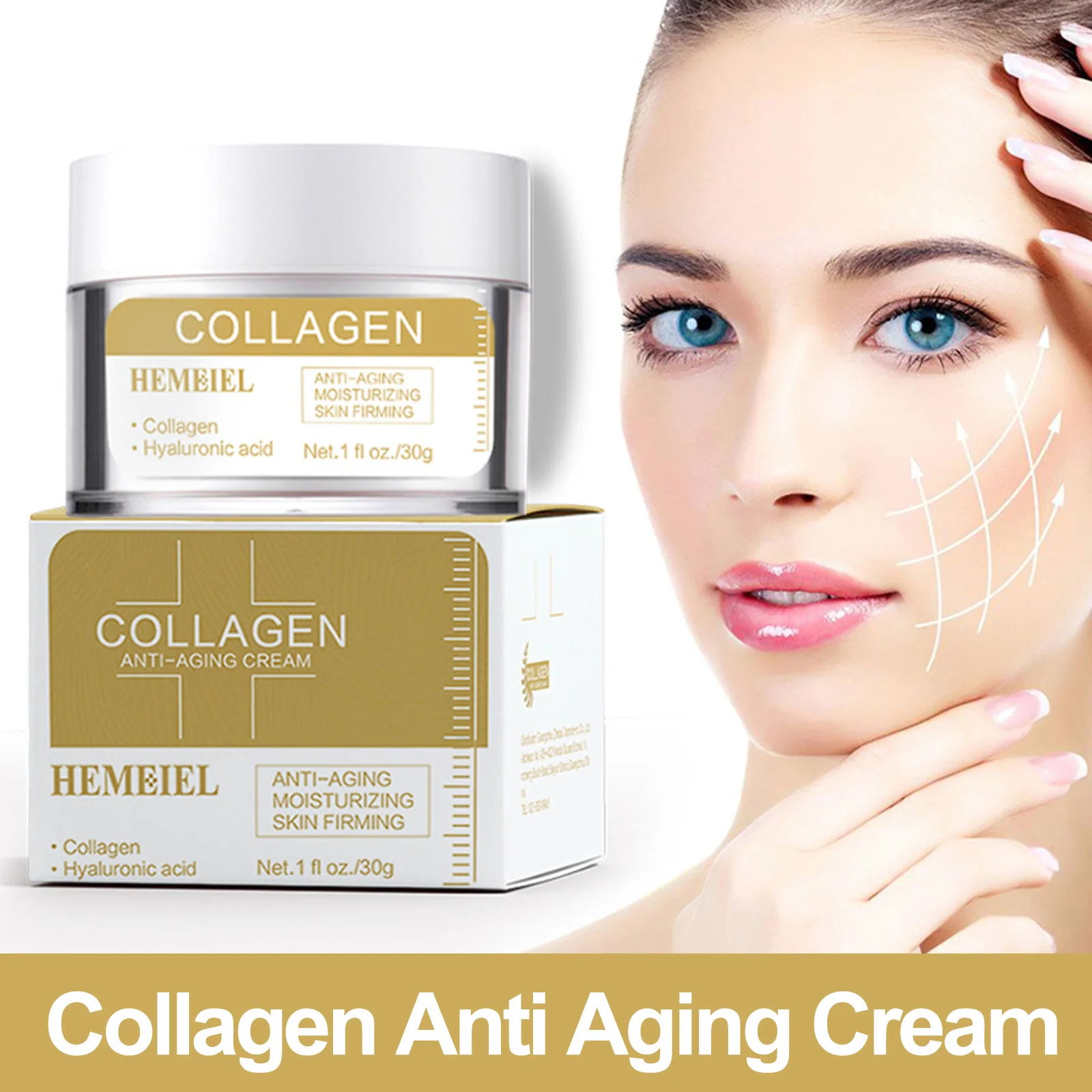 

Collagen Face Cream Anti Wrinkle Anti Aging Dark Spot Remover For Face Serum Whitening Cream Face Creams Skin Care 30g