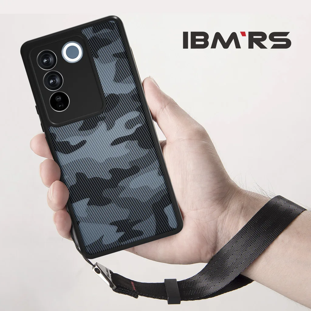 

IBMRS for vivo s16/s16pro/ v27 /v27pro case, Shockproof Clear case phone Case(Comes with wrist strap)