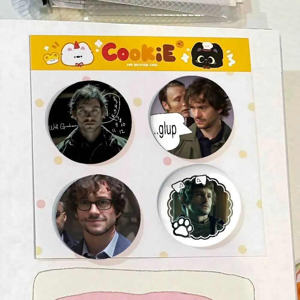 Funny A-Will Graham-w Badges Fans' Cartoon Lapel Pins Brooch Emblem Trinkets Gifts Folks Backpack Decor Jewelry Pieces