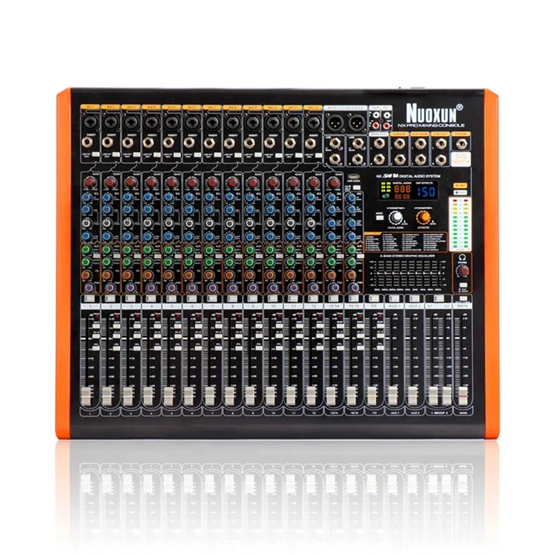 SQ-16FX Power Stage Equipment Professional Audio Console Mixer With USB 16 Channel 48V Built-in 256 Reverb Effect