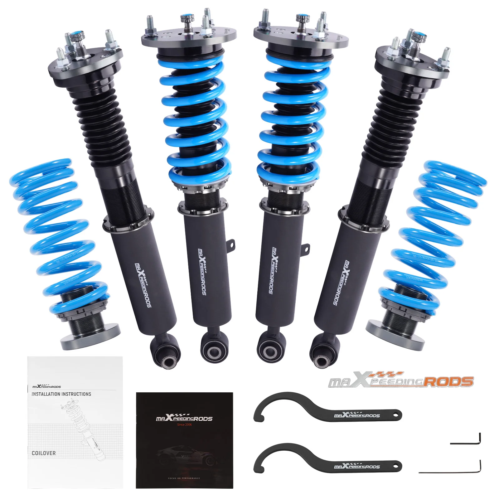 MaXpeedingrods Damper Adjustable Coilovers Suspension for Lexus IS200t IS250 IS350 Sedan RWD XE30 2014-2016