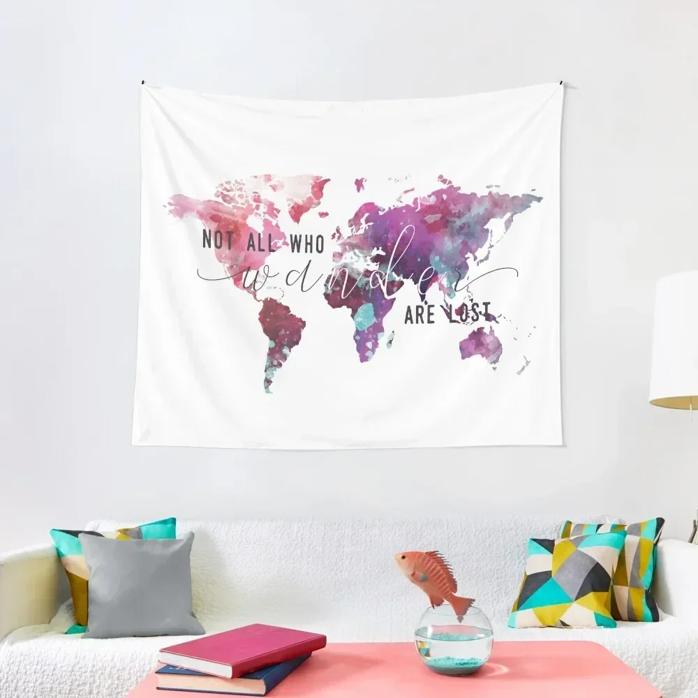 

Not all who wander are lost Tapestry For Bedroom Wall Decor Hanging Bathroom Decor Aesthetic Room Decor Korean Tapestry