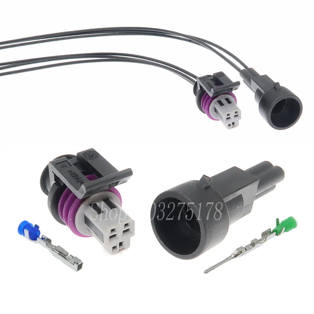 1 Set 3 Pin 15397275 15397149 Delphi LS TPS AEM MAP GT150 Female Male Automotive Connector Sensor Throttle Plug Socket