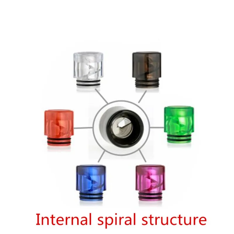 Boquilla de punta de goteo para máquina RDA RTA RDTA, soporte de tanque, espiral ancha, 810, 510, 810, 1 piezas