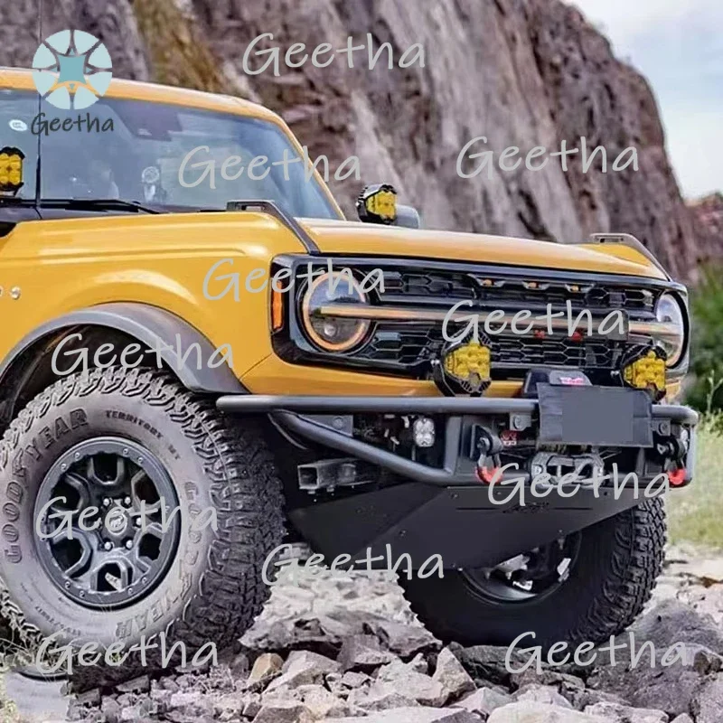 

FORHigh-performance Front Bumpers Off-road Accessories Steel Front Bumper High-Strength Front Bumper Guard Convenient Winch