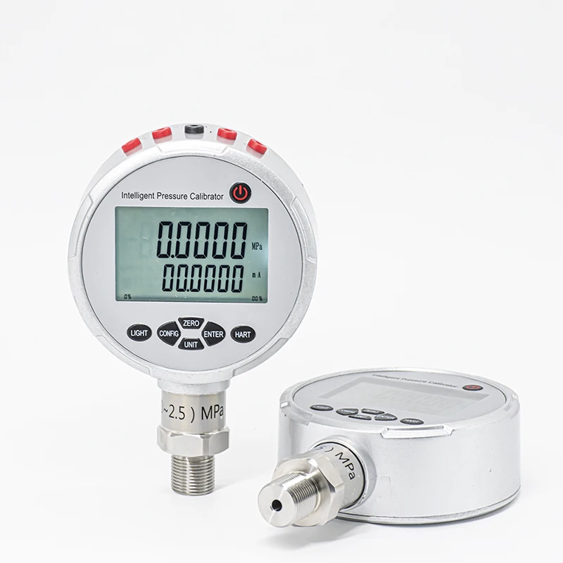 

YZQ-120 Smart Digital Pressure Calibrator Gauge HART Communication Stainless Steel 0.05% Accuracy -0.1~70MPa Range 4-20mA Output