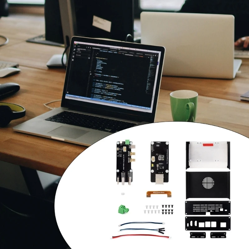 

Metal Enclosure Expansion Module Box For RPi 5 Compatible Aluminum Case With PCIE Expansion Board Optional