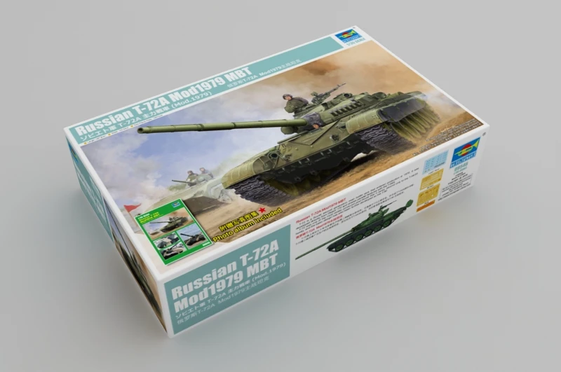 

Trumpeter 09546 1/35 Russian T-72A Mod1979 MBT Military Tank Assembly Model Kits