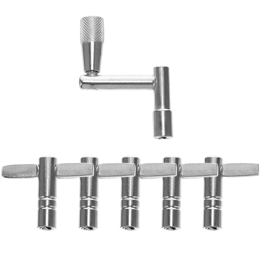 

6pcs Drum Key Accessories Professional Metal Tuning Tools Durable Drum Keys for Percussion Instrument Hardware Set