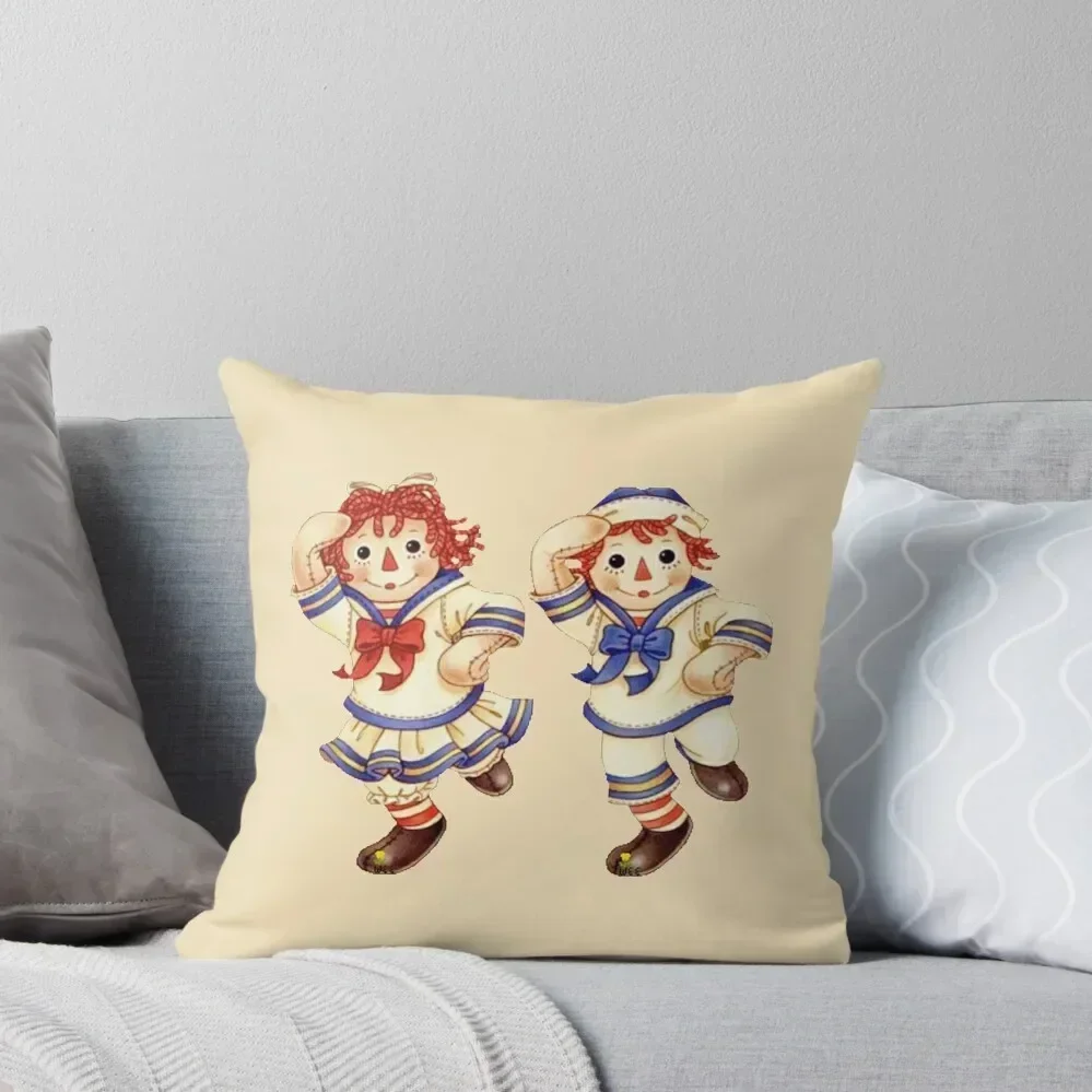 

Raggedy ann and andy Throw Pillow Elastic Cover For Sofa Sofa Covers For Living Room Decorative Cover For Living Room pillow