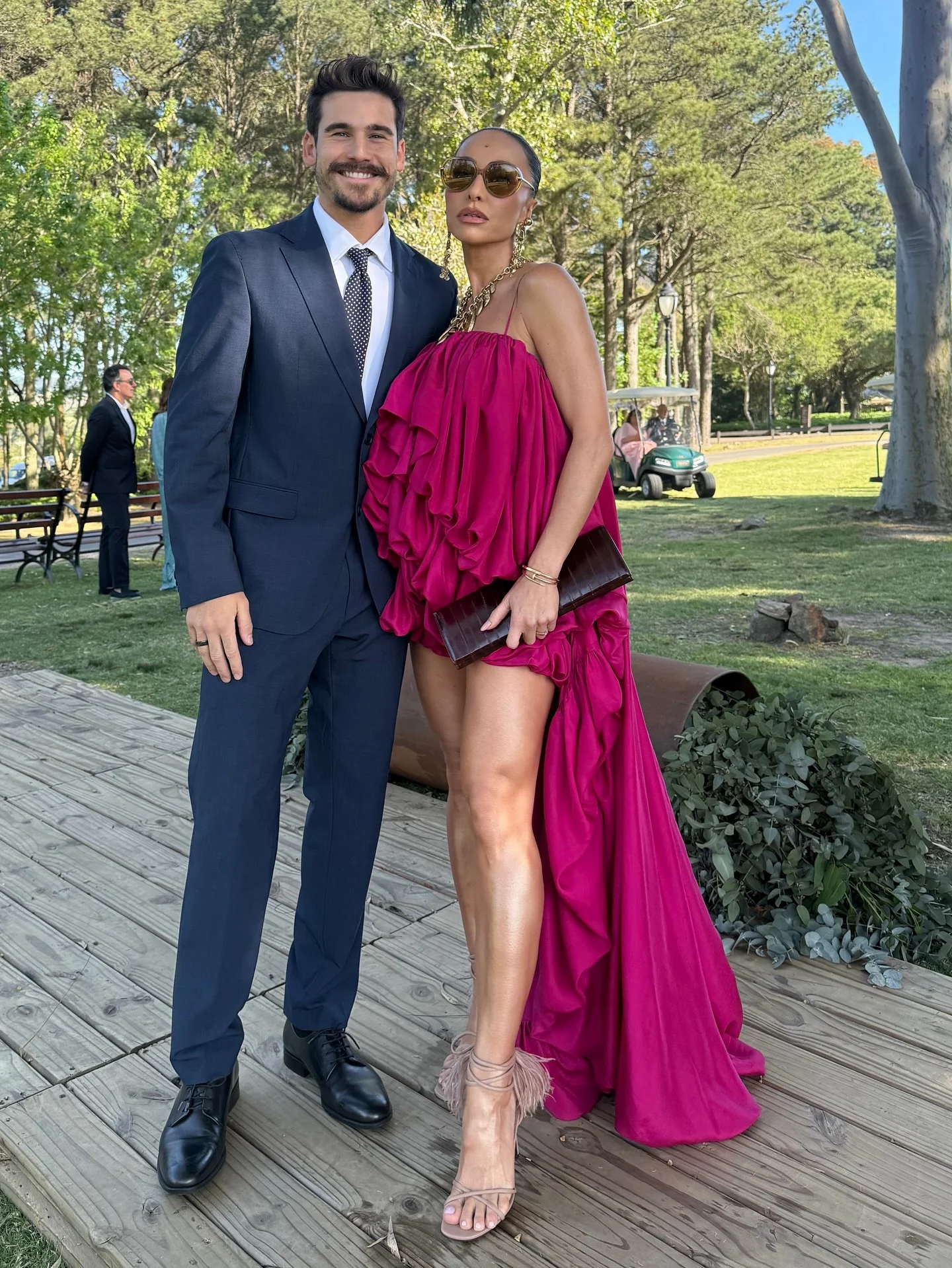 Moda fúcsia vestido sem alças alta baixa vestidos de festa à noite em camadas rosa quente vestido de baile formal ocasião vestido robes de soirée