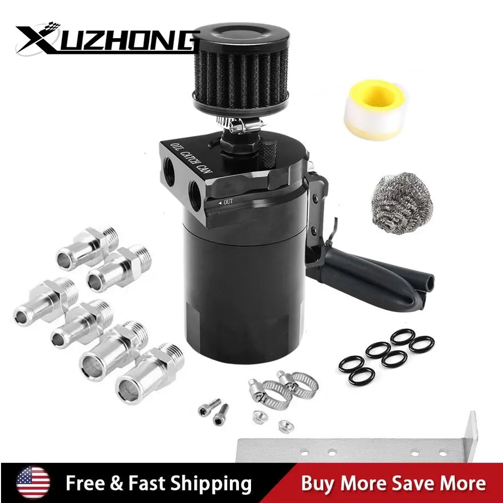 

Универсальный комплект масляных банок с перегородками, алюминиевый резервуар для сепаратора масла 300 мл с сапунным фильтром