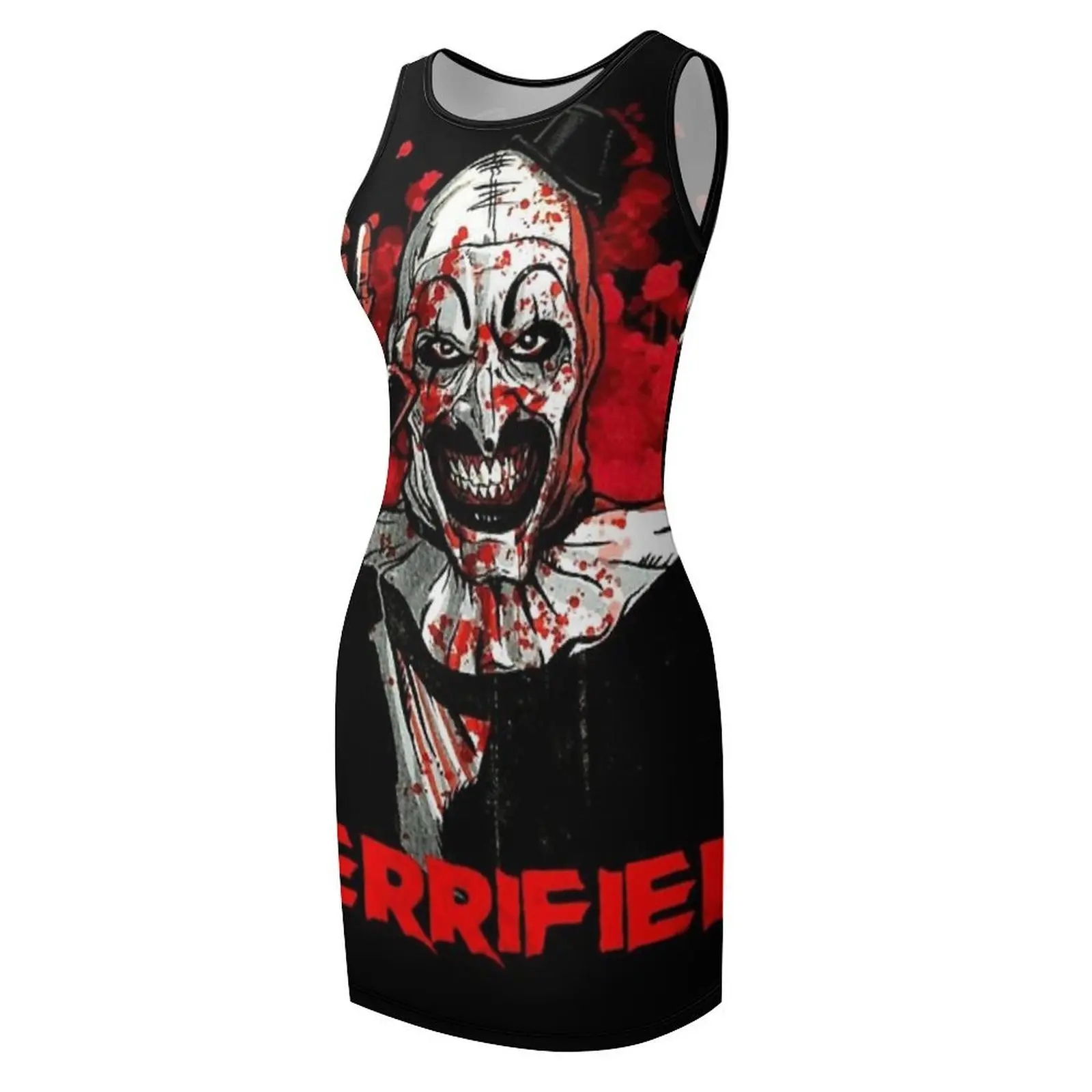 Great Model Terrifier Movie Horror Art The Clown Awesome For Movie Fan Classic T-Shirt Sleeveless Sundress Clothing