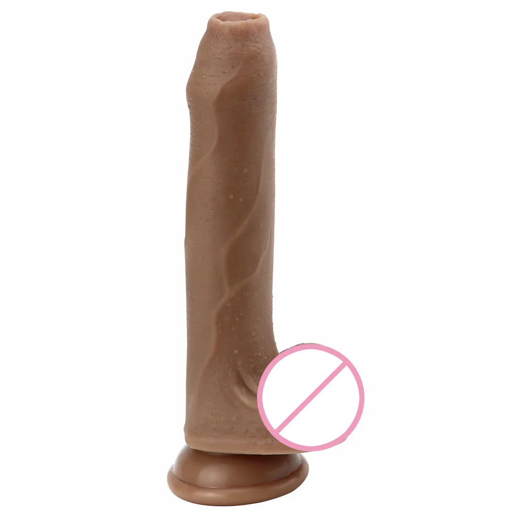 Masturbador Feminino Simulação Prepúcio, Vibrador de bombeamento, Pênis macio, Produtos eróticos, Casais Orgasmo