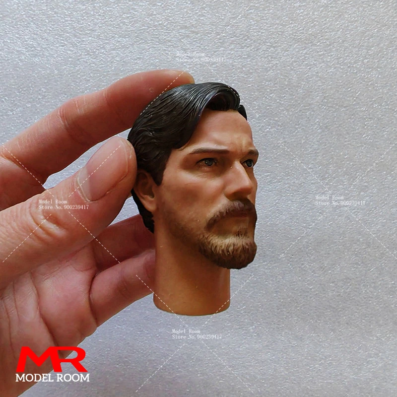 1/6 مقياس إيوان مكجريجور رئيس نحت نموذج بولي كلوريد الفينيل ذكر رئيس نحت نموذج صالح 12 "الجندي عمل الشكل دمى الجسم #2