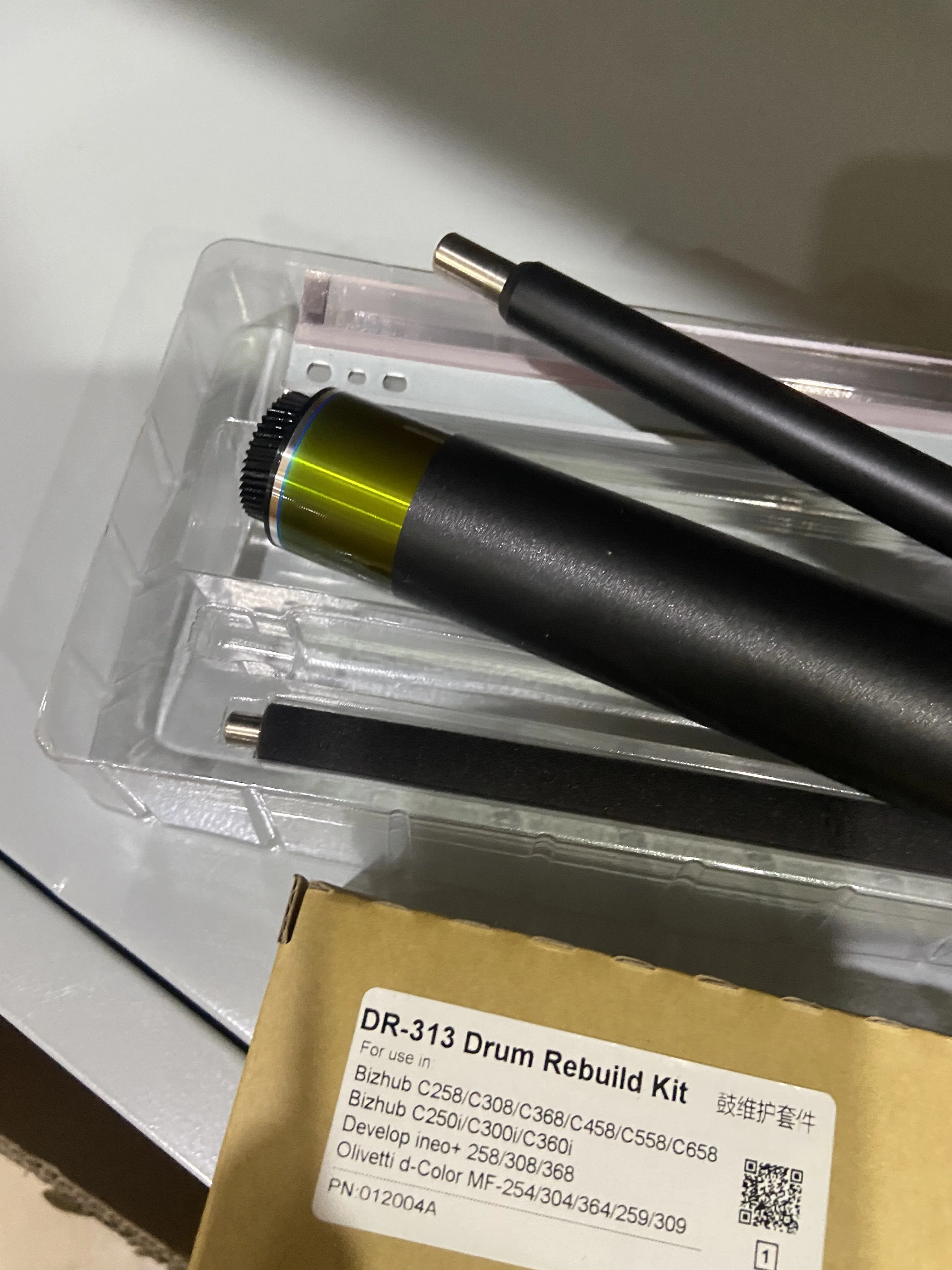 

Комплект для восстановления барабанного блока DR-313 для KONICA MINOLTA Bizhub C258 C308 C368 C458 C558 C658, лезвие для чистки барабана, зарядный ролик
