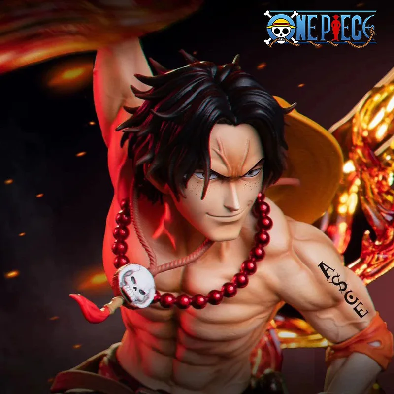 26 سنتيمتر قطعة واحدة أنيمي الشكل Portgas · D · Ace الكرتون عمل الطرفية اللعب أرقام Ace Mera Mera No Mi نموذج بولي كلوريد الفينيل GK الهدايا اللعب #4