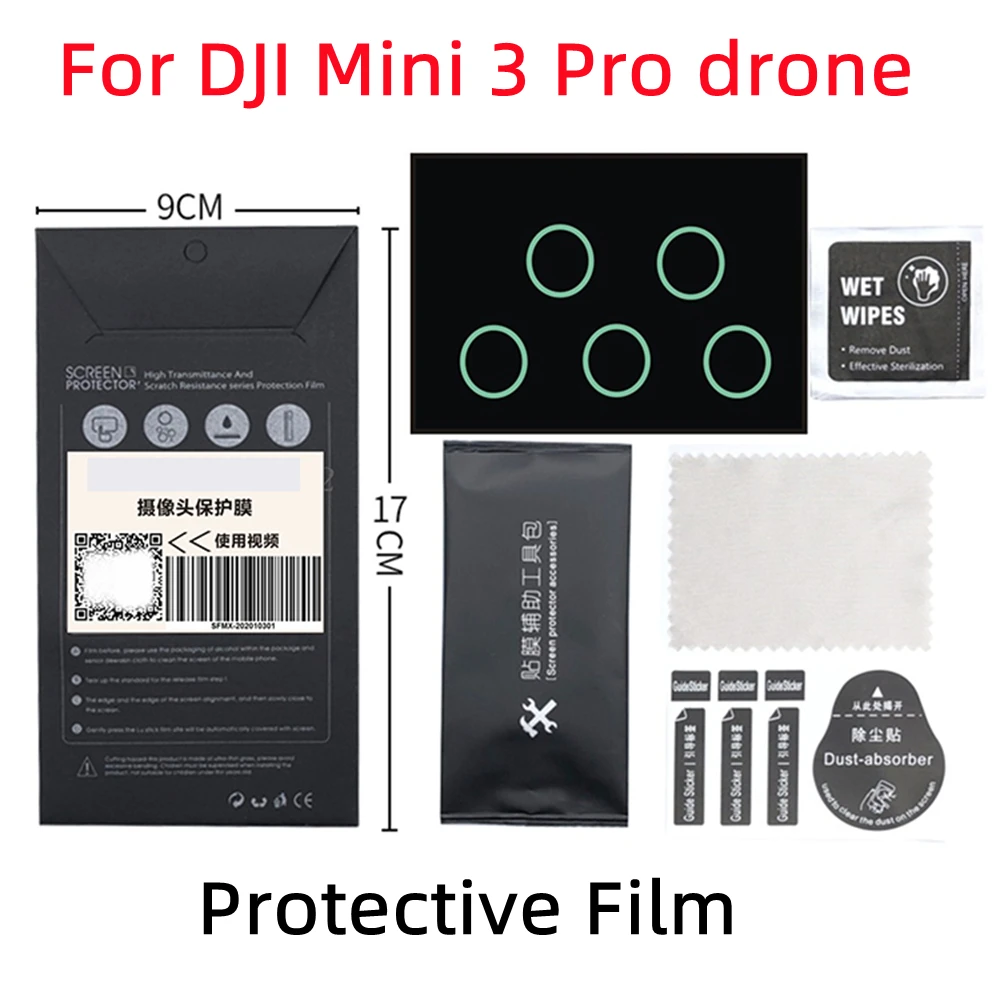 Drone Protection Protective Glass Lens Film Sensor Protector Perfect Fit for Mini 3 Pro Drone Accessories Protective Film