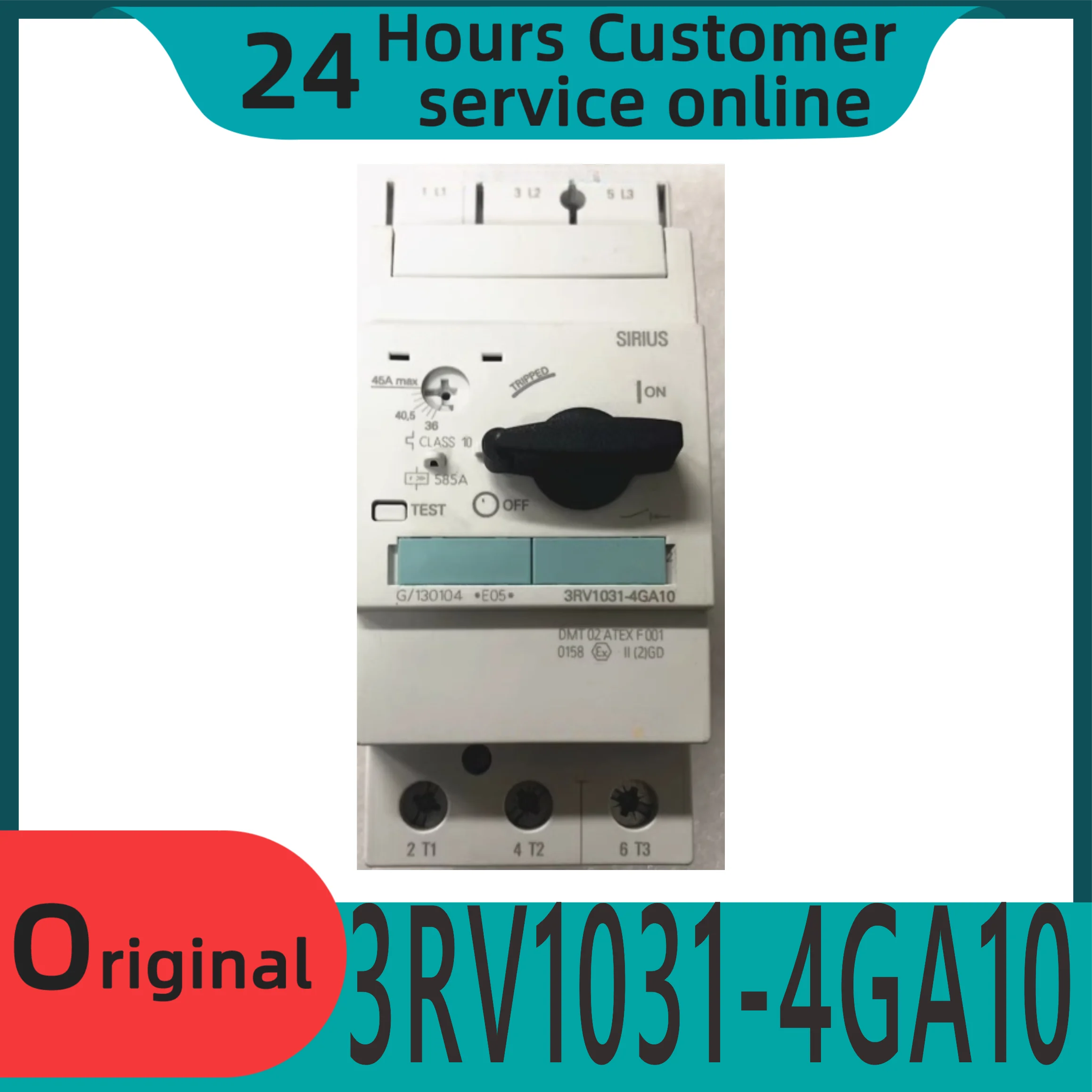

New original motor protection circuit breaker 3RV1031-4GA10 36-45A