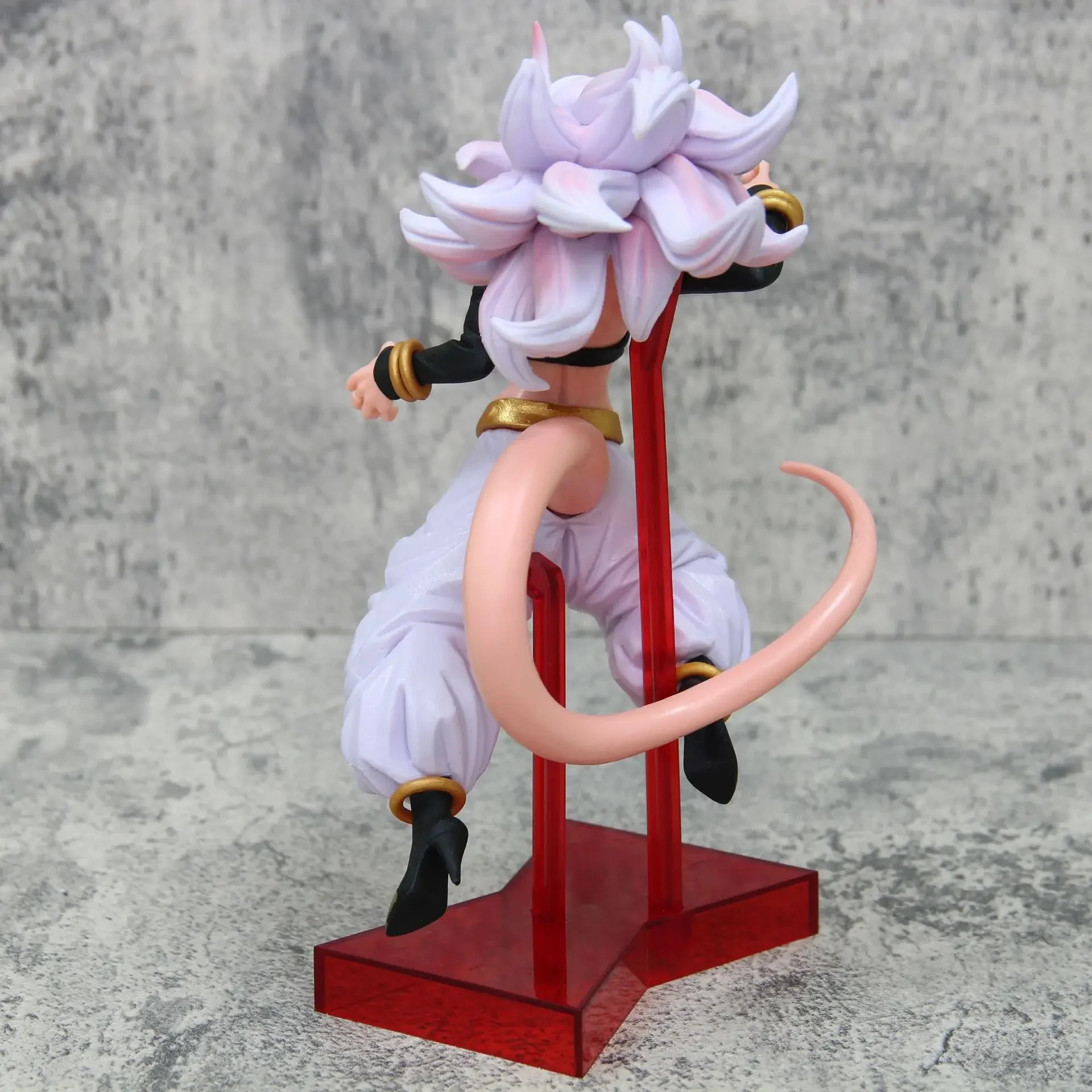 In Stock 21cm Anime Dragon Ball Figure Majin Buu Android 21 Action Figures Gk Pvc Model Collection Model Toys Gifts