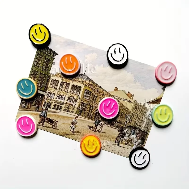 5 Refrigerator Magnets, Cartoon Design, Cute Kawaii Style, Suitable for Whiteboard and Decorative Purposes