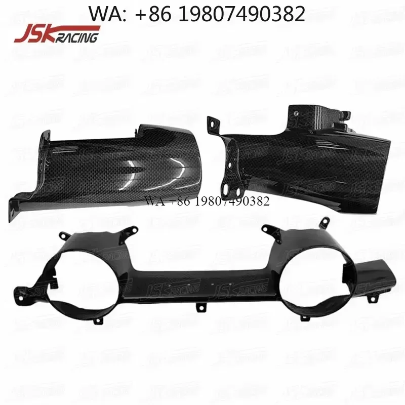 Wmwmnu Dry Carbon Fiber Air Conditioning Inlet Surround Trim for 812 2017 2018 2019 2020 Interior Decor Accessories