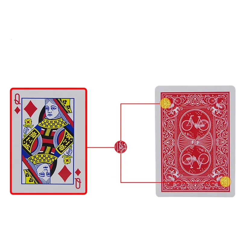 Magic Cards Marked Stripper Deck Playing Cards Poker Magic Tricks Close-up Street Magic Trick Kid Child Puzzle Toy