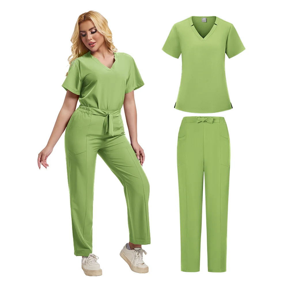 ชุดขัดชุดผู้หญิง Joggers อุปกรณ์การแพทย์ Healthcare เครื่องแบบผ่าตัด Lab Veterinary Clinic ชุดทํางาน Mens