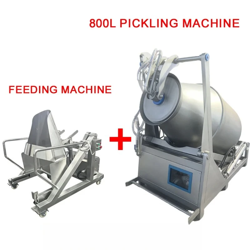 Automatic Vacuum Pickling Machine For Chicken Chicken Breast And Beef Strips Wings Processing Marinator Machine
