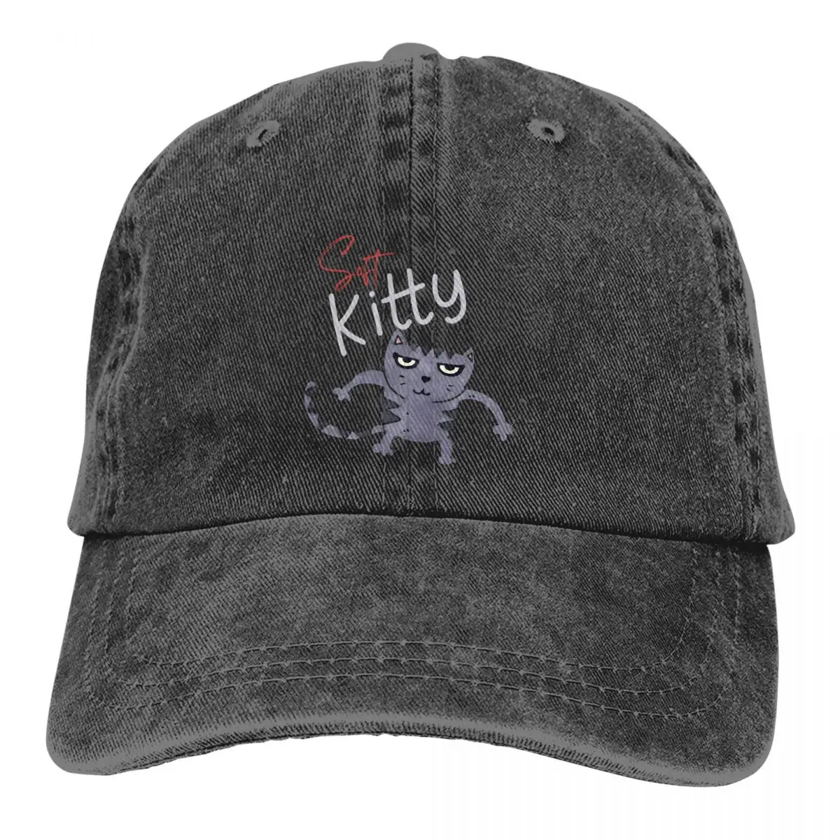 

Washed Men's Baseball Cap Soft Kitty Trucker Snapback Cowboy Caps Dad Hat Golf Hats