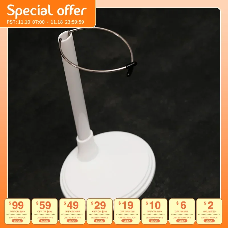

JOYBJD 1/6 BJD doll support 26cm support doll support stainless steel clip plastic base for long standing when shooting