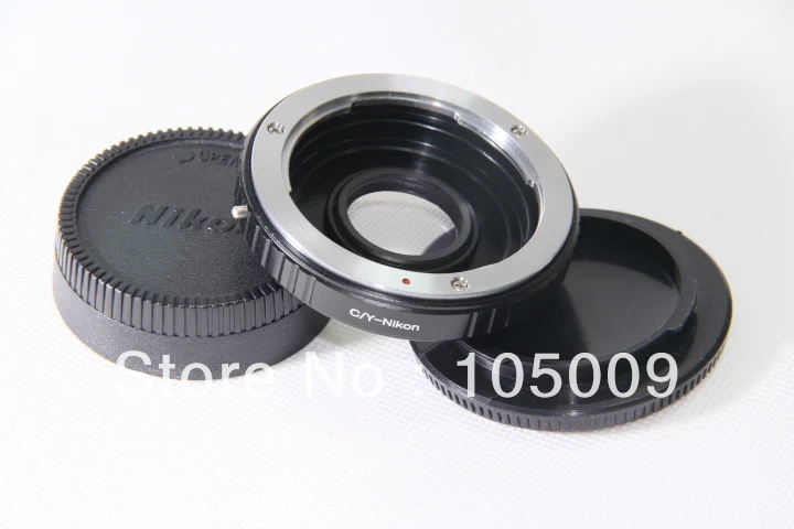 Adaptador de cristal óptico Infinity focus para lente Contax Yashica CY a cámara nikon d3 D4 d90 d500 d600 d750 d800 D850 d7100 D3100
