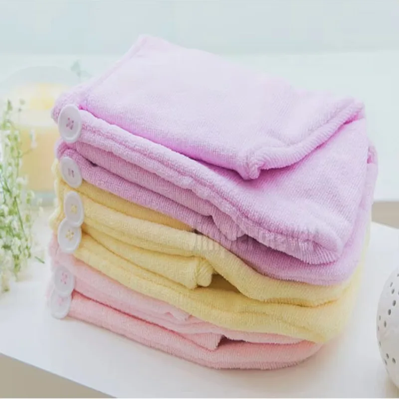 300 개/몫 마이크로 화이버 매직 헤어 드라이 건조 터번 랩 타월/모자/모자 빠른 건조 건조기 목욕/메이크업 타월