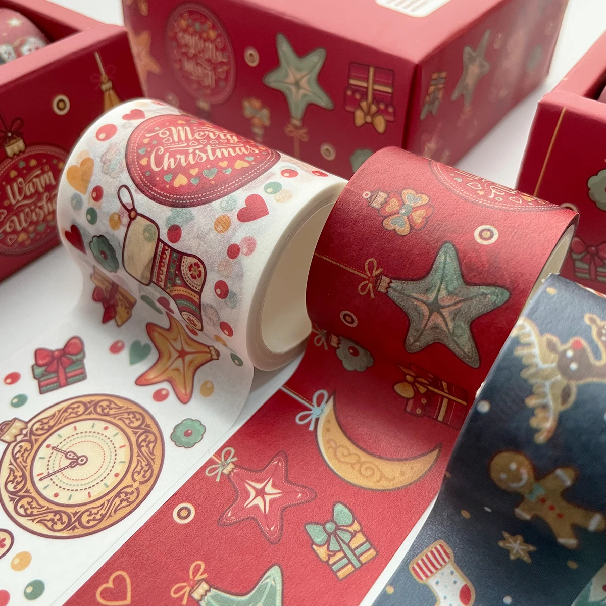 christmas washi tape set holiday gift decoration masking tape washitapes washi stickers tapes scrapbook journaling supplies